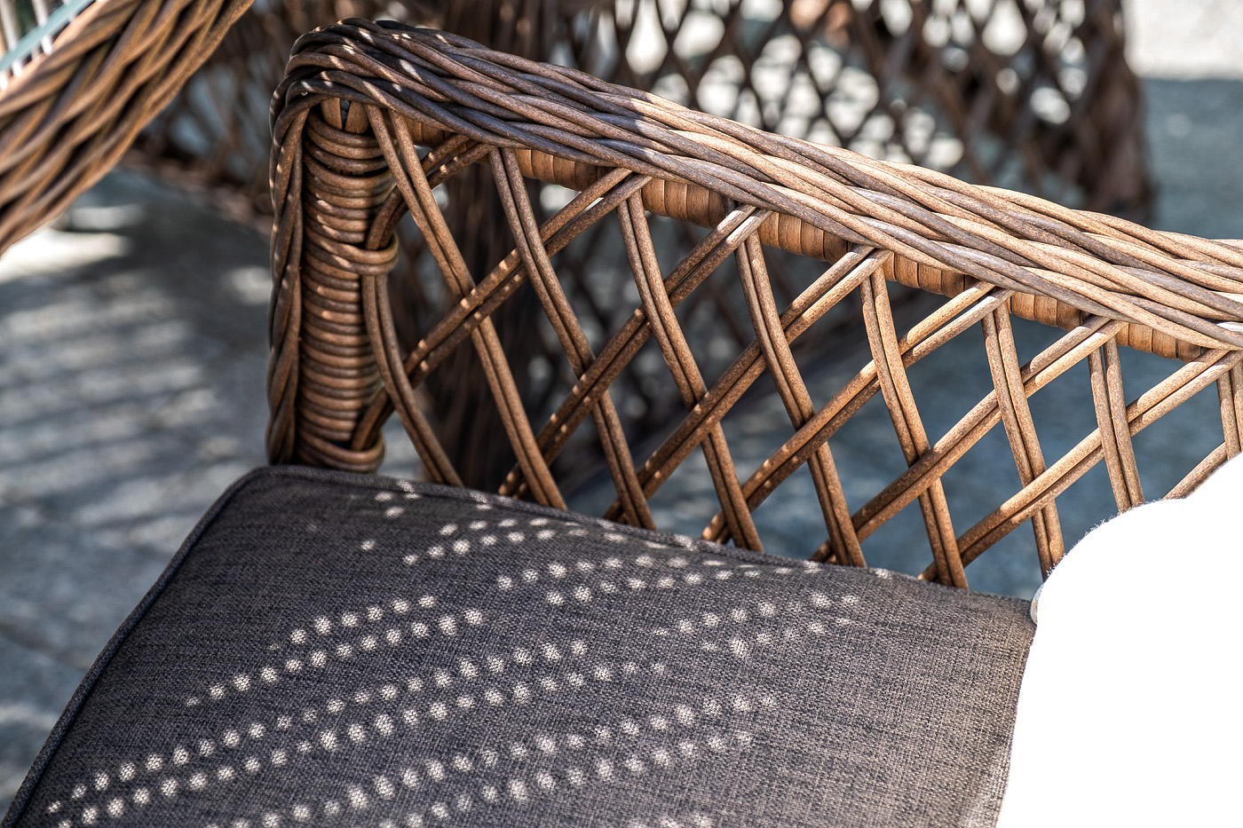 фото "эспрессо–150 l" обеденная группа плетеная, цвет коричневый