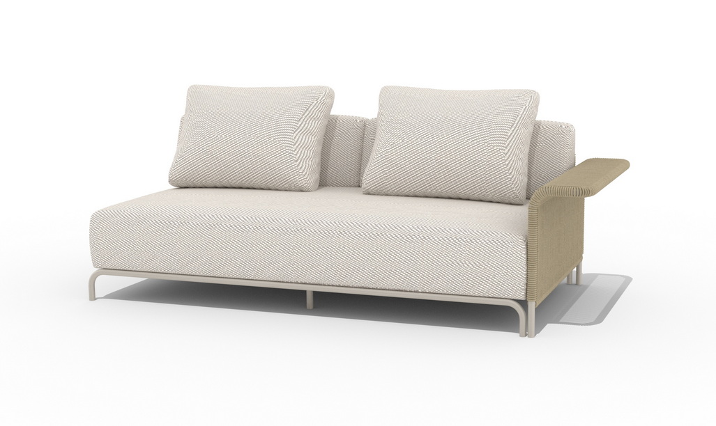 фото "мальдивы" трансформирующаяся лаунж-зона из искусственного ротанга, цвет соломенный (к)