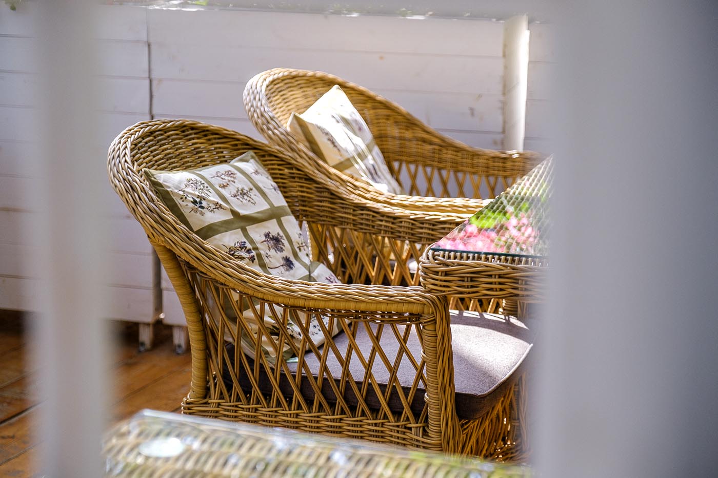 фото "сицилия" плетеный стул из искусственного ротанга, цвет соломенный