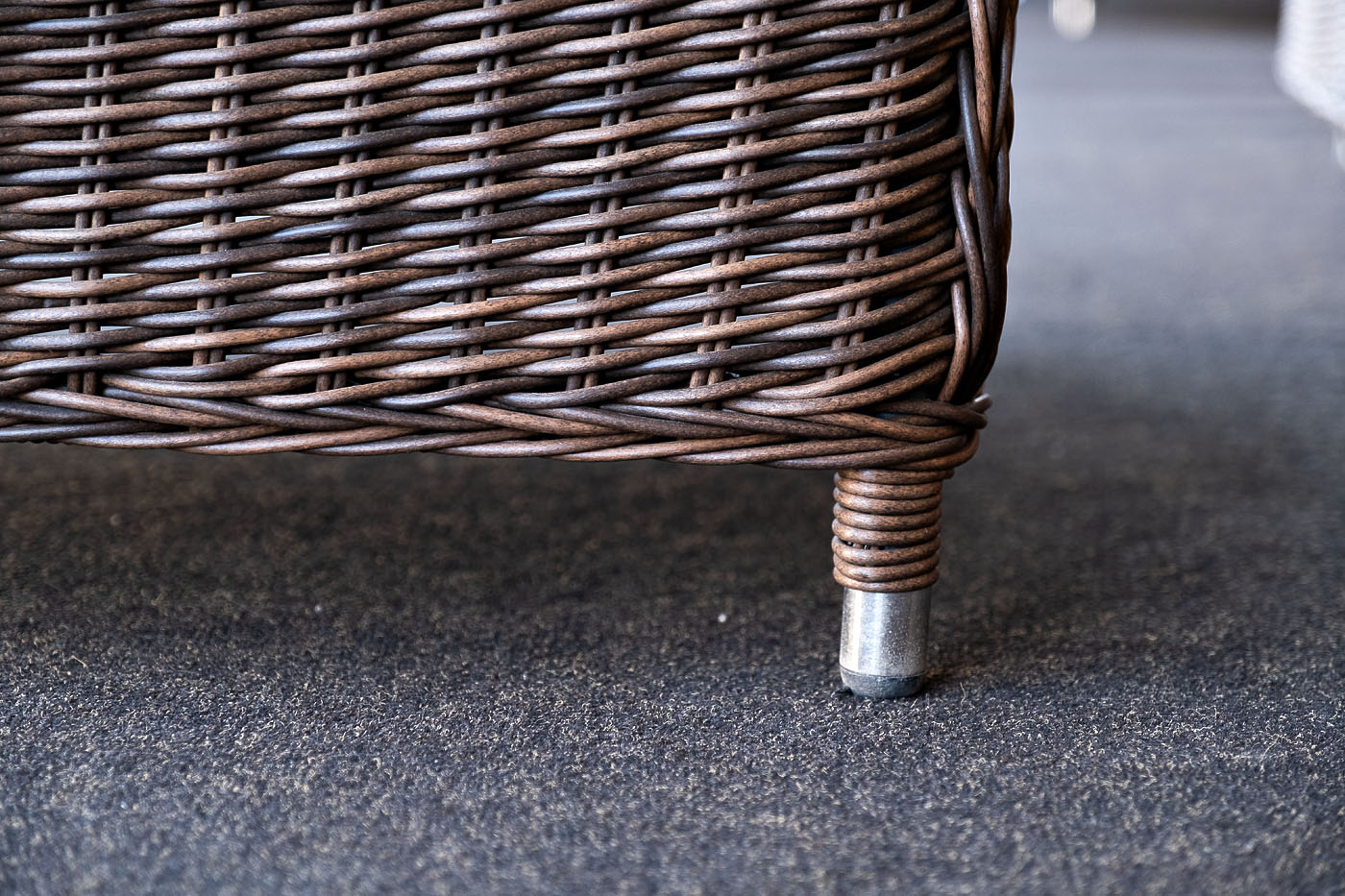 фото "кон панна" кресло из искусственного ротанга, цвет коричневый