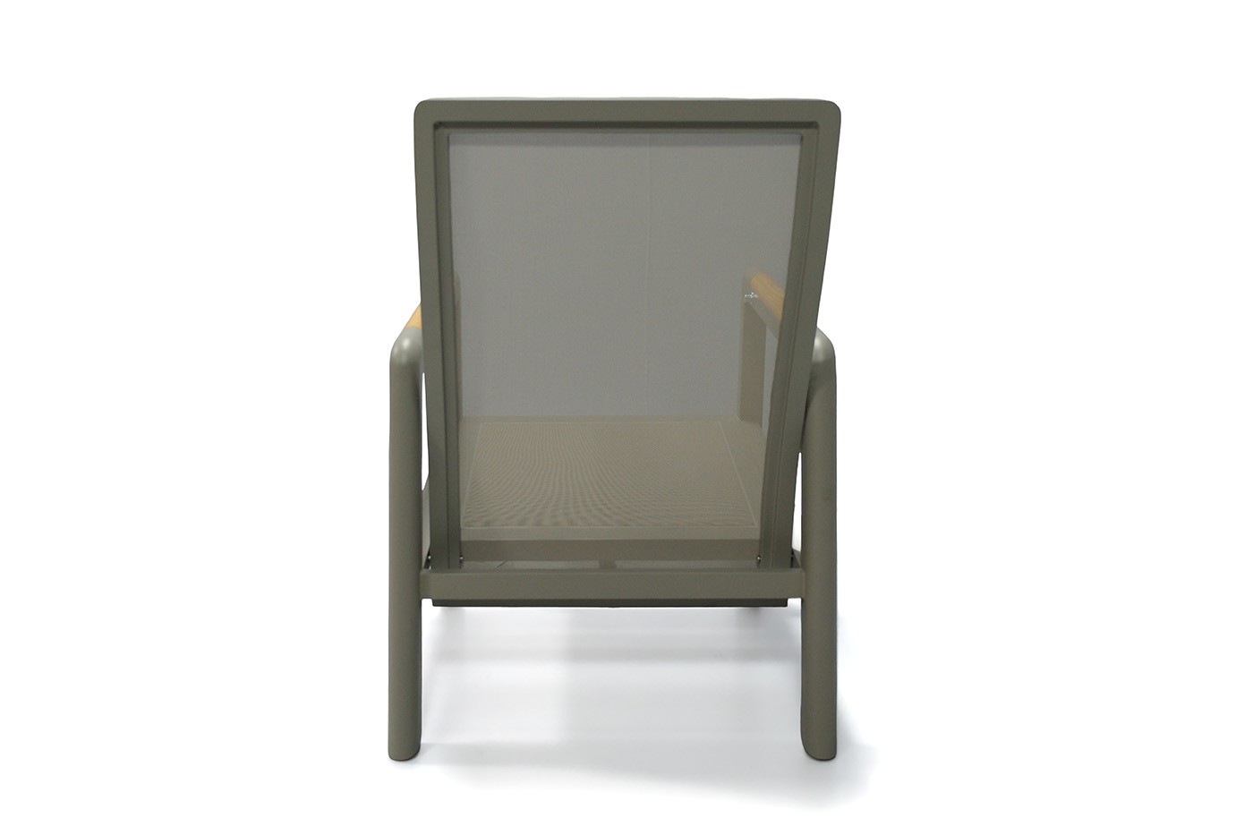 фото "бари" кресло, каркас алюминий, цвет светло-серый