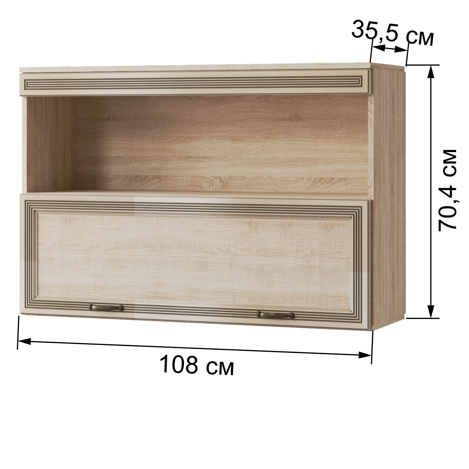 Полка навесная ЛН-3 Ливорно