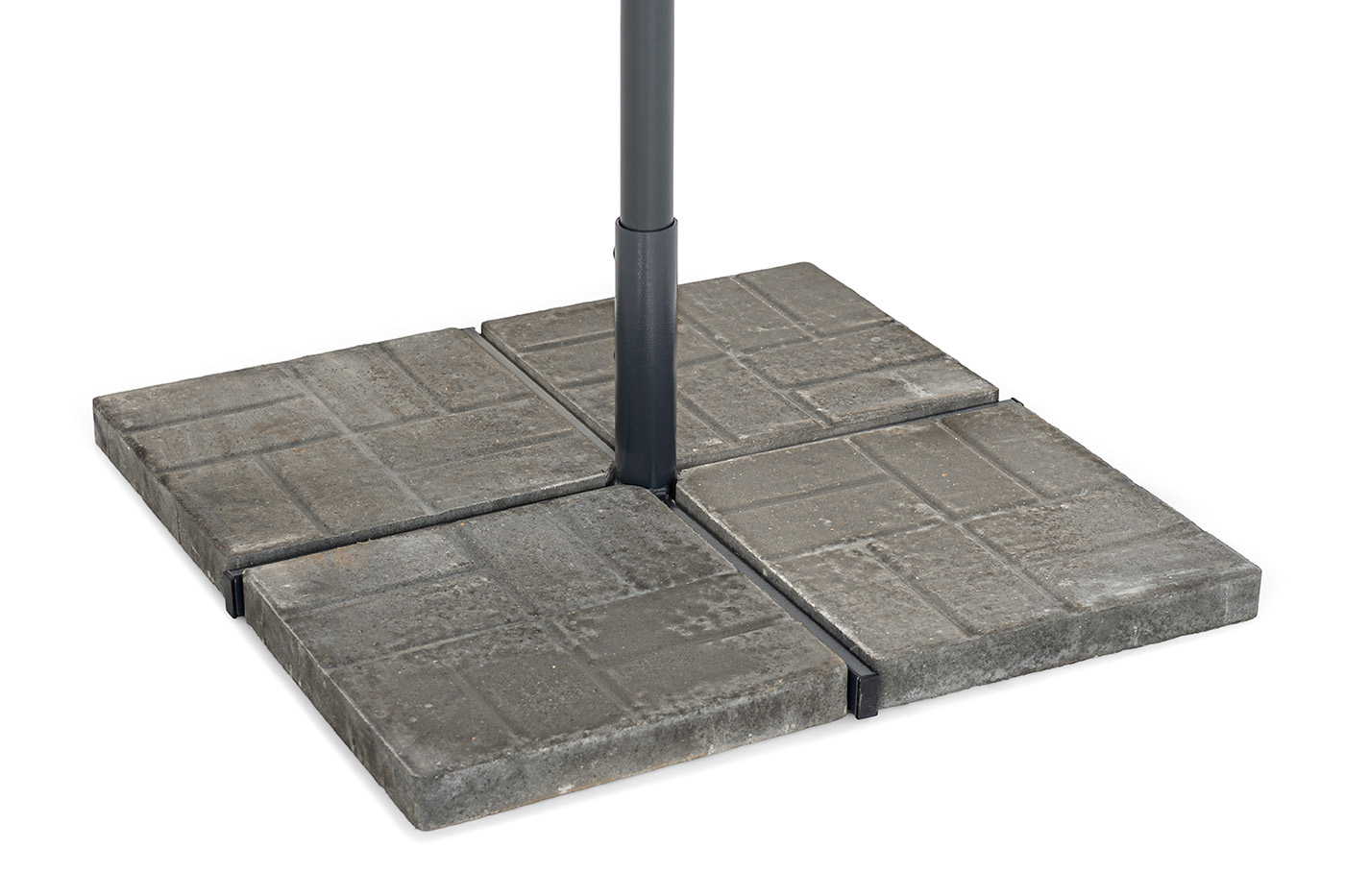 фото "джулия" зонт садовый 3х3м на центральной опоре, тент бежевый