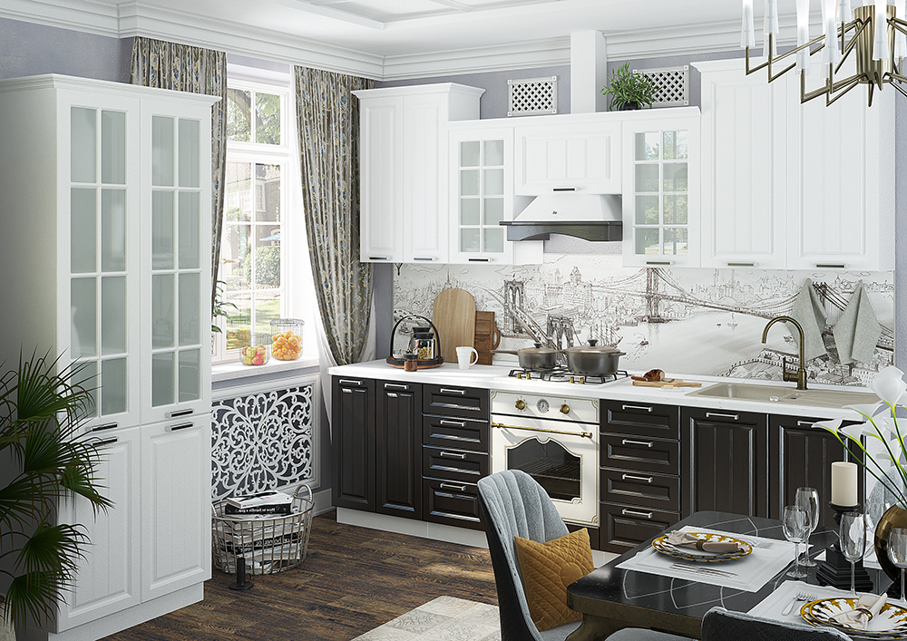 фото шкаф верхний 1 дв. высокий швб прага