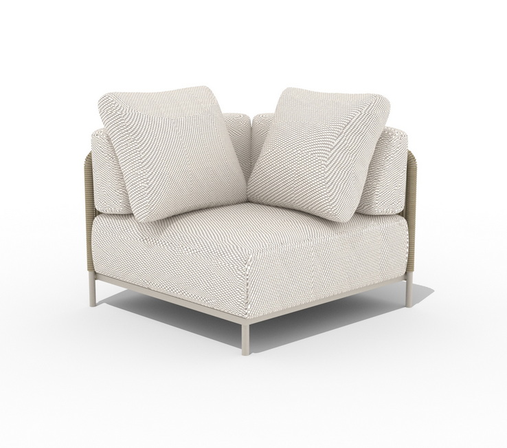 фото "мальдивы" трансформирующаяся лаунж-зона из искусственного ротанга, цвет соломенный (к)