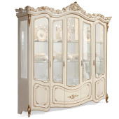 Шкаф с витриной 5 дв. Элиза
