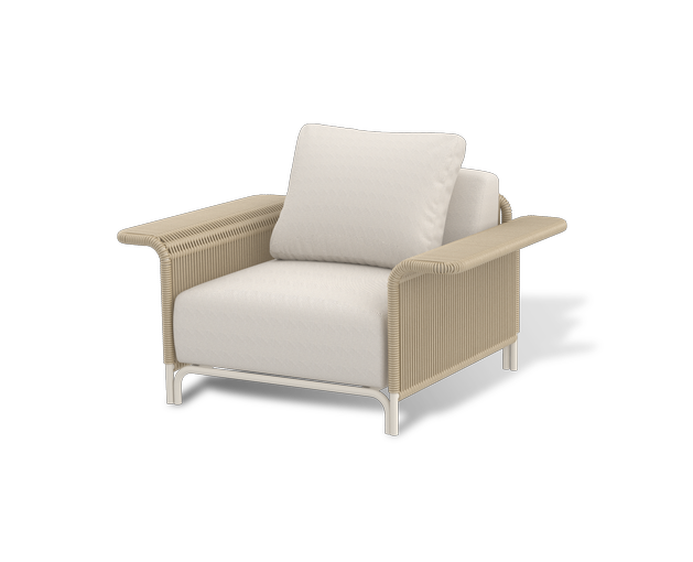 фото "мальдивы" лаунж-зона из искусственного ротанга, цвет соломенный (к)