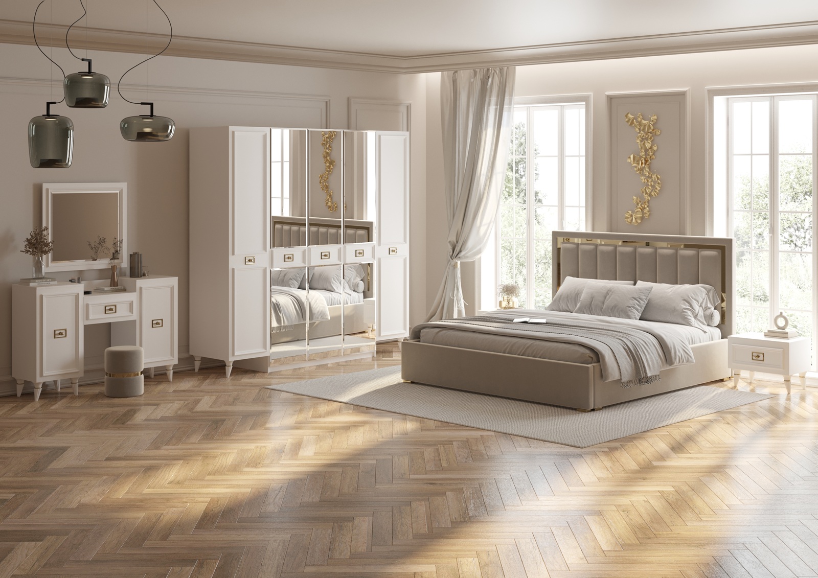 фото кровать двуспальная виктория