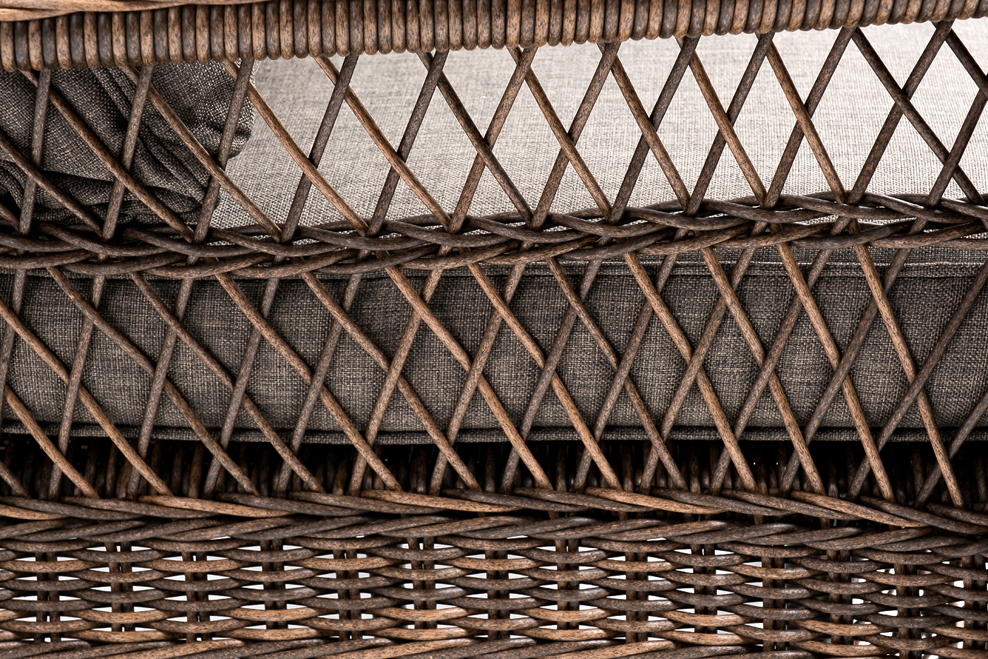 фото "гранд латте" кресло из искусственного ротанга, цвет коричневый