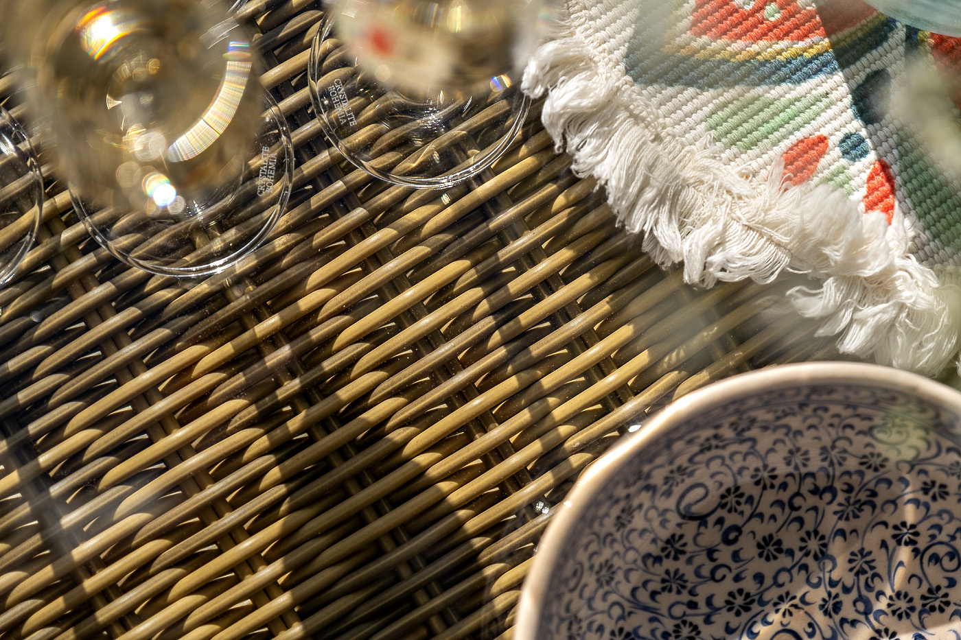 фото "капри" трансформирующаяся лаунж-зона из искусственного ротанга, цвет соломенный