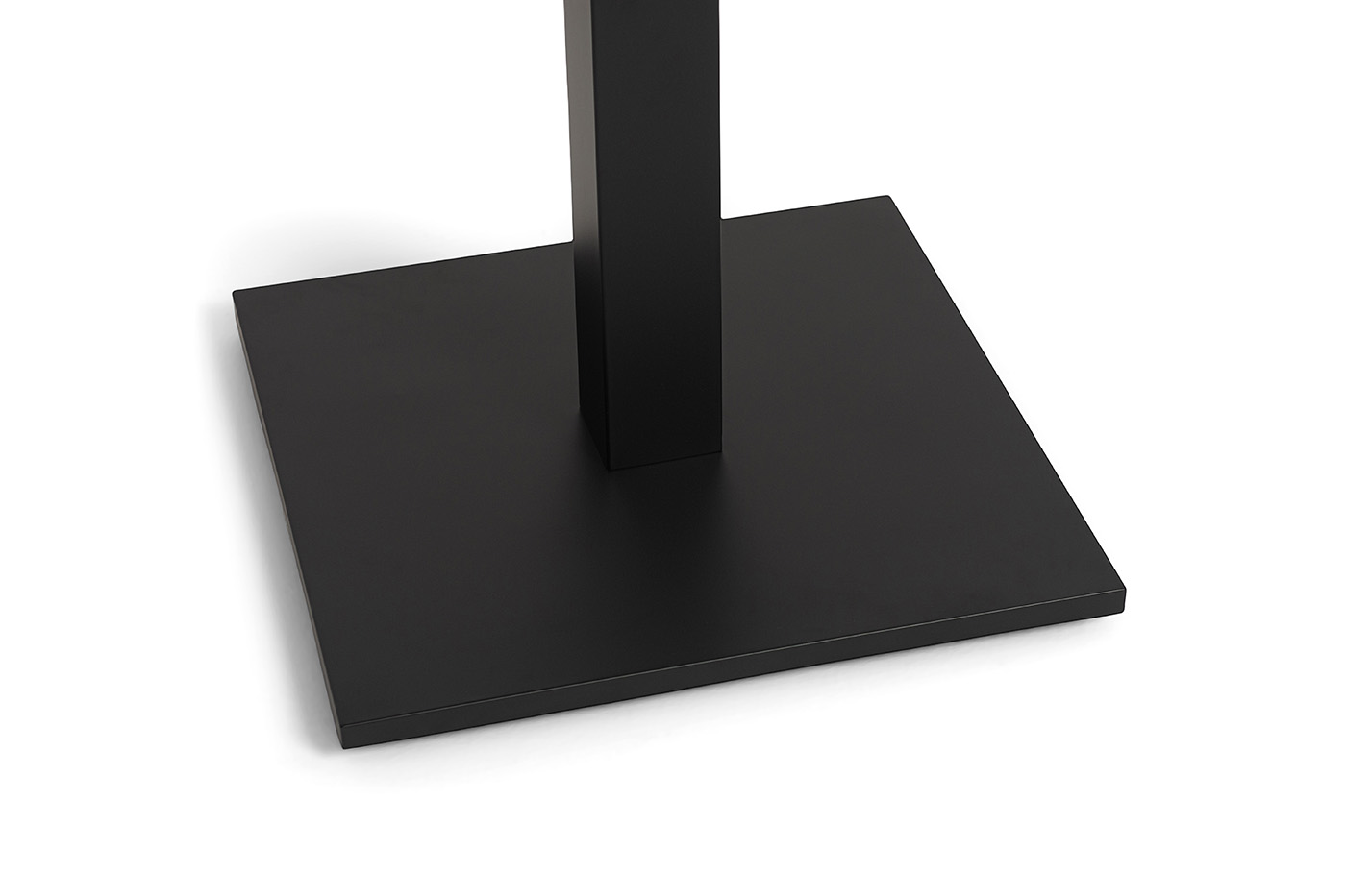 фото "челси" стол из гранита квадратный 60х60см, цвет черный