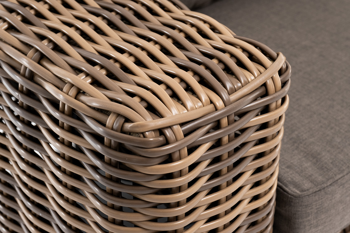 фото "палермо" диван из искусственного ротанга трехместный, цвет соломенный