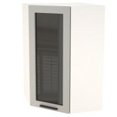 Шкаф угловой высокий со стеклом ШВУС 599 Глетчер