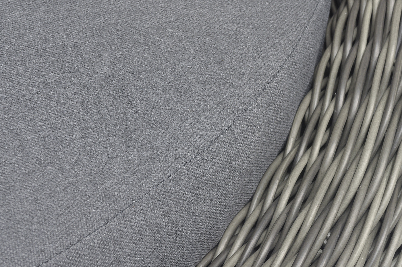 фото "барселона" диван из искусственного ротанга трехместный, цвет графит