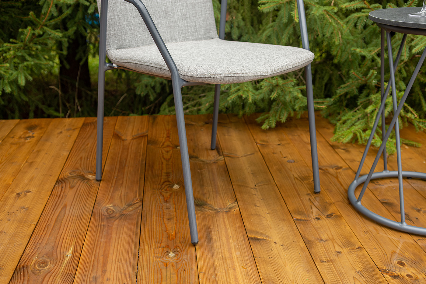 фото "марокко" стул из текстилена nanotex, алюминиевый каркас, цвет серый