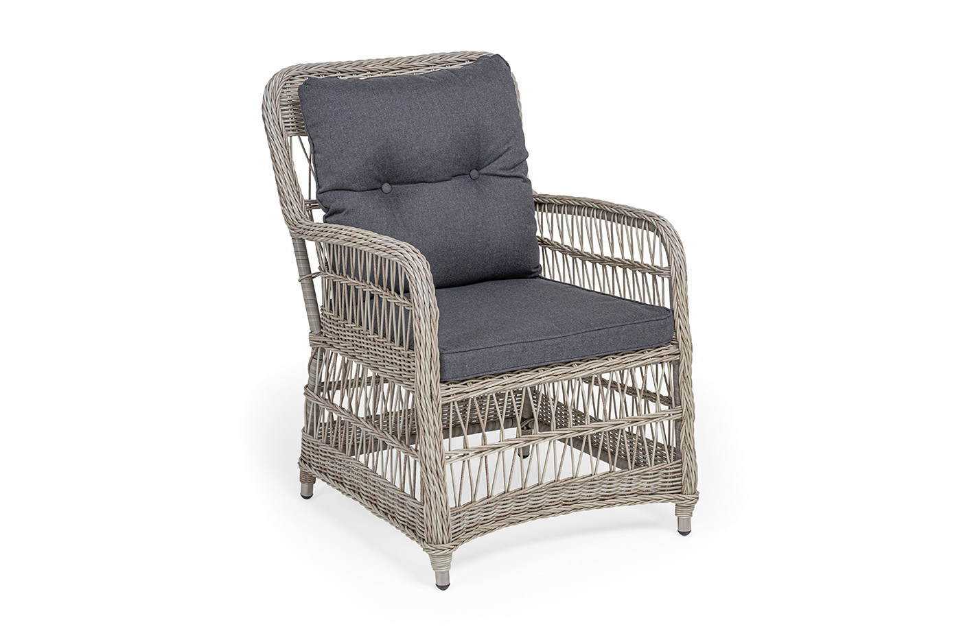 фото "цесена" кресло плетеное из искусственного ротанга, цвет бежевый