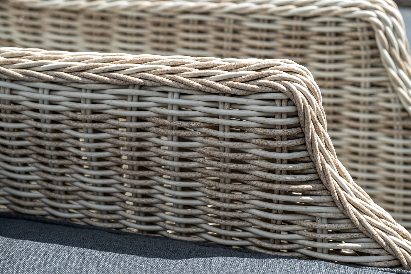 фото "неаполь" обеденная группа плетеная из искусственного ротанга, цвет соломенный