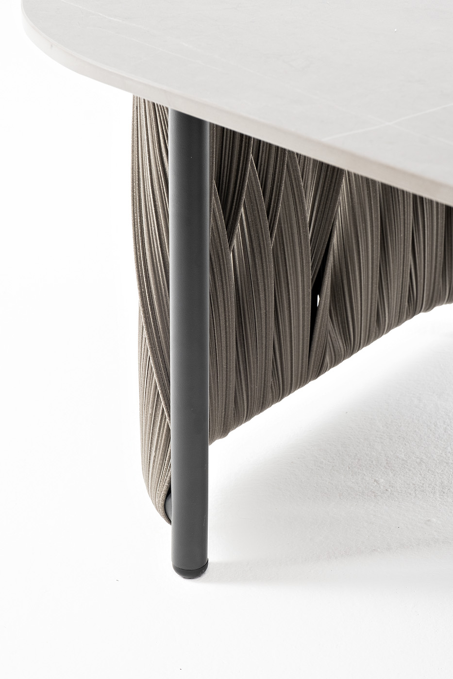 фото "флоренция" лаунж-зона из искусственного ротанга, цвет графит (к)