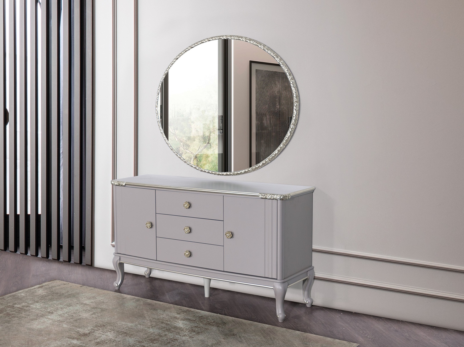 Комод с зеркалом Мия 