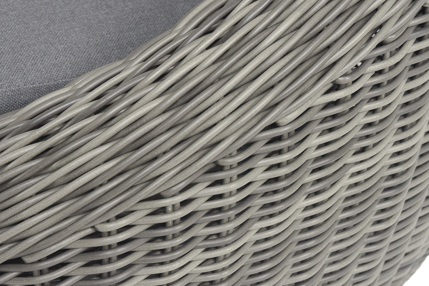 фото "барселона" кресло из искусственного ротанга, цвет графит