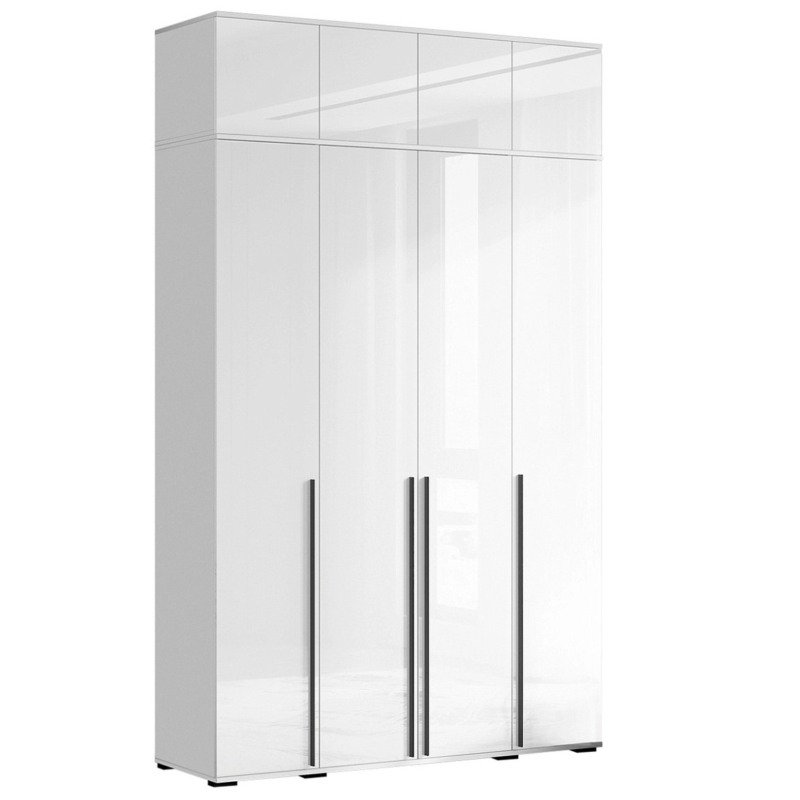 Шкаф 4-х ств. 1600 с антресолью Норд  Шкаф 4-х ств. 1600 с антресолью Норд