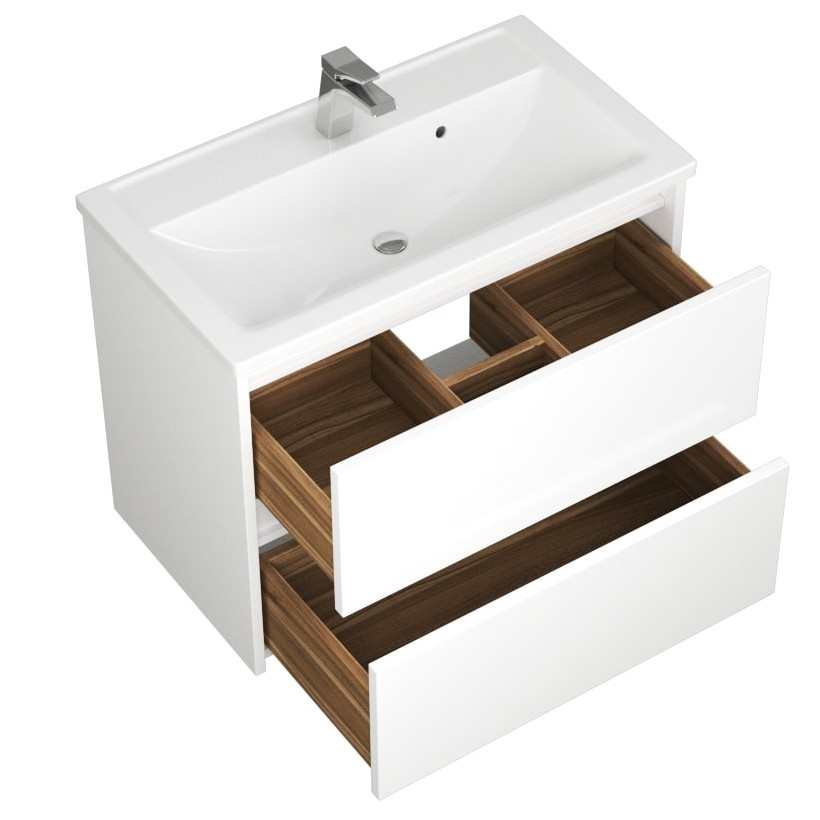 Тумба под умывальник с раковиной Тронто 80 
