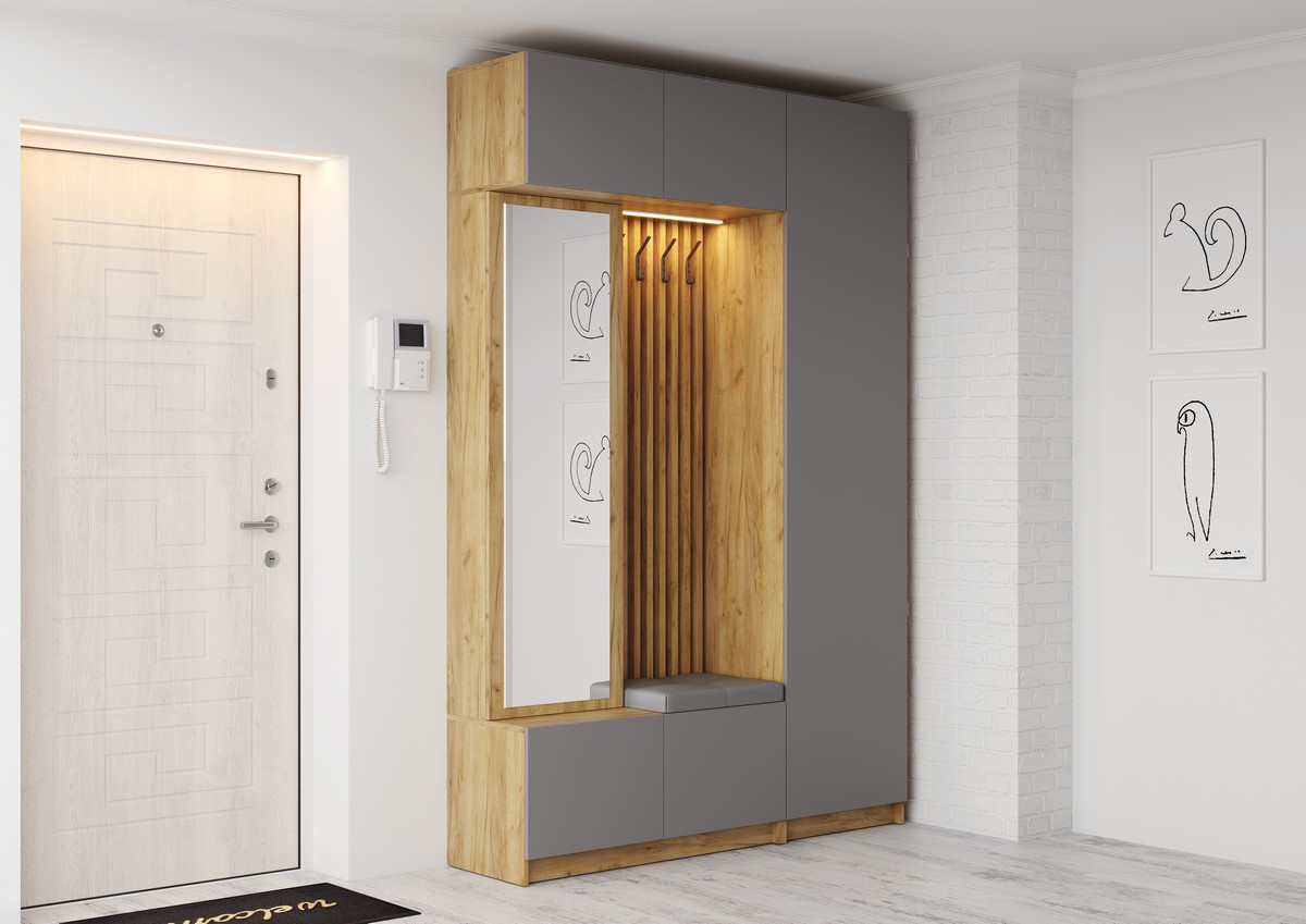 Шкаф-пенал ШК-003 ЛДСП Бостон 