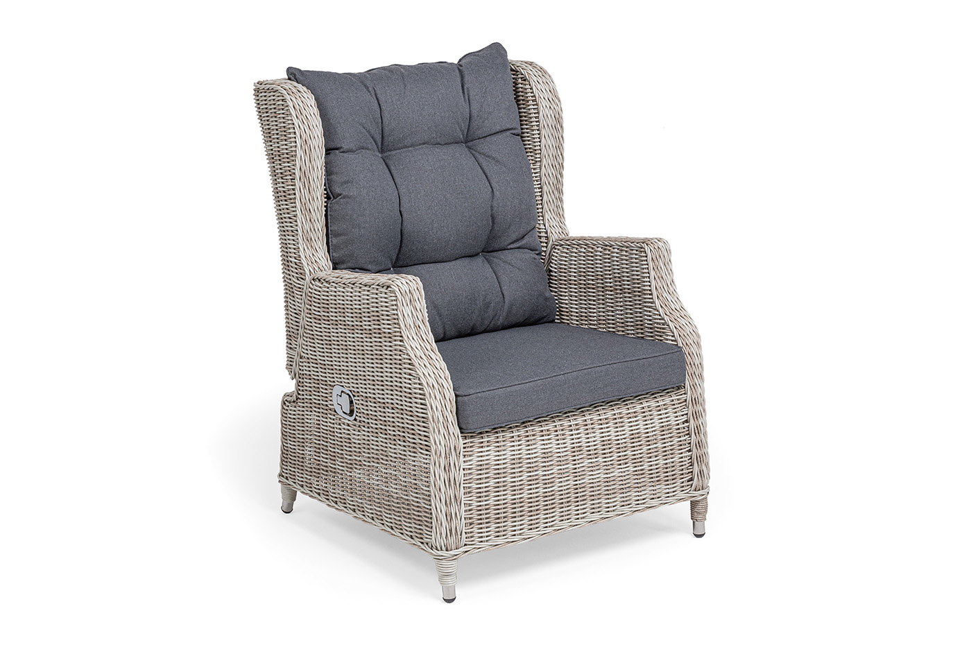 фото "форио" кресло раскладное плетеное, цвет бежевый