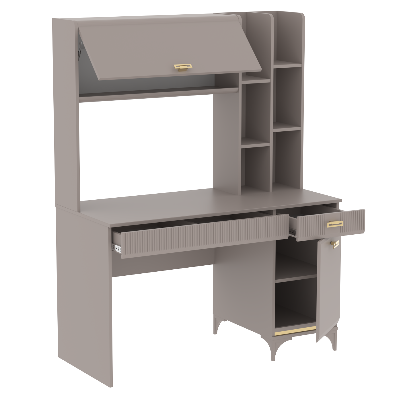Стол письменный с надстройкой Сиде 