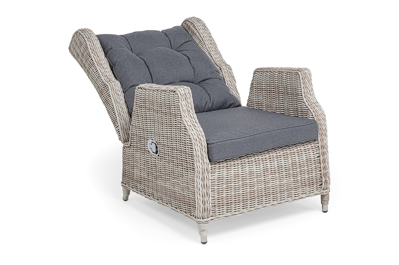 фото "форио" кресло раскладное плетеное, цвет бежевый