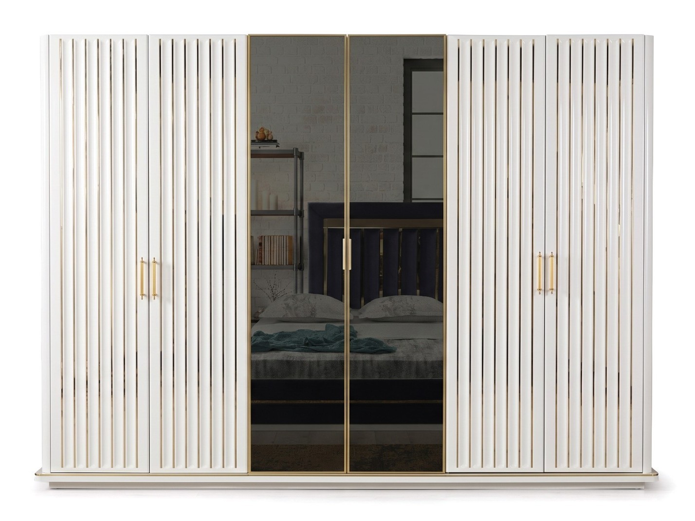 фото шкаф 6-ти ств. монако (fortuna home)