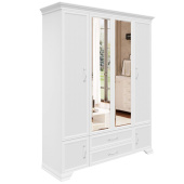 Шкаф для одежды 4-х дв. ШР-4 с зеркалом ГРАЦИЯ