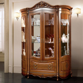 Шкаф-витрина 4-х дверная Аллегро-1