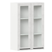 Шкаф верхний 2-х дв. со стеклом ШВС h-920 Нувель