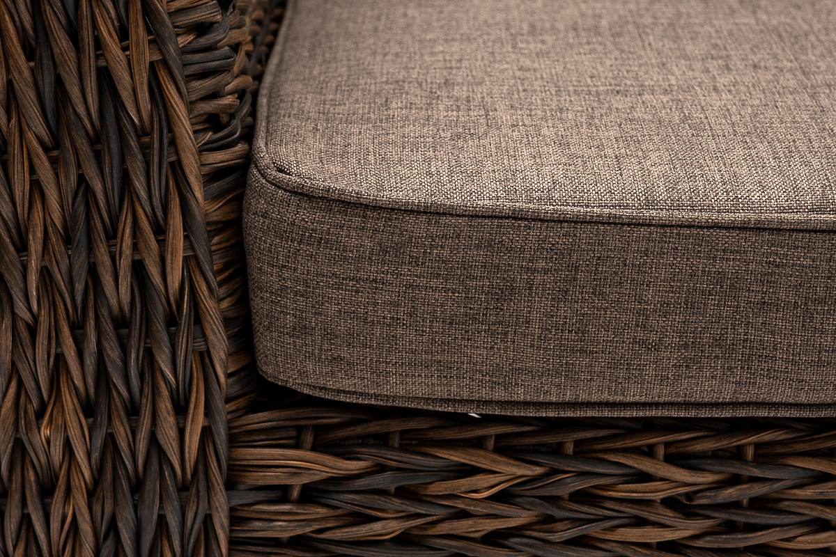 фото "капучино" кресло из искусственного ротанга (гиацинт), цвет коричневый