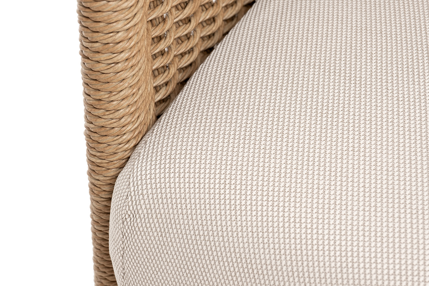 фото "аликанте" лаунж-зона из искусственного ротанга, цвет соломенный (к)