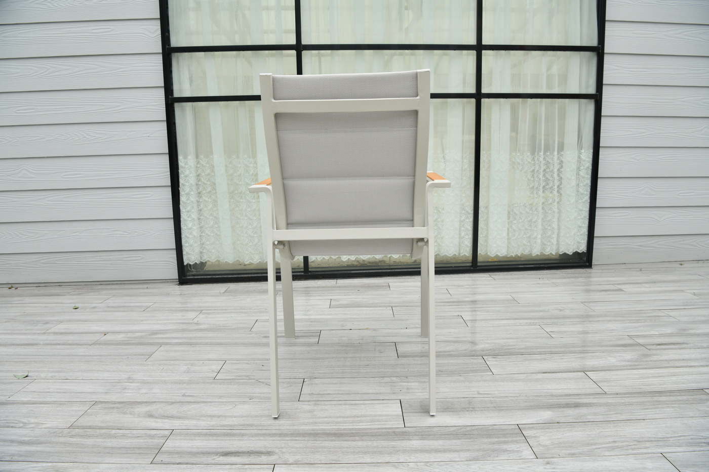 фото "кейптаун" стул алюминиевый, ткань текстилен, цвет белый