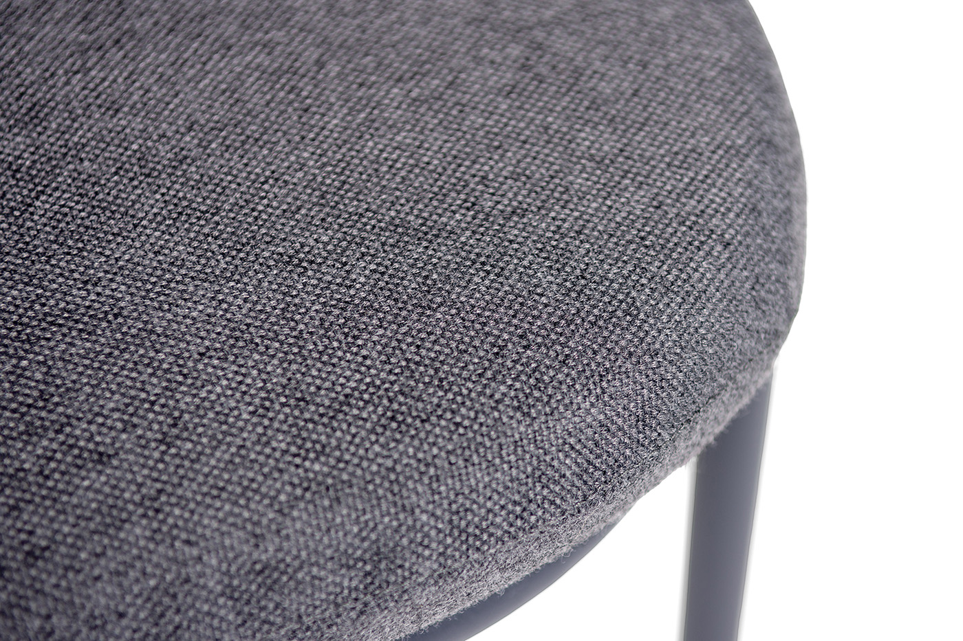 фото "кастелло" стул из стали темно-серый (ral7024) муар, ткань темно-серая 027