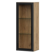 фото шкаф навесной со стеклом милан