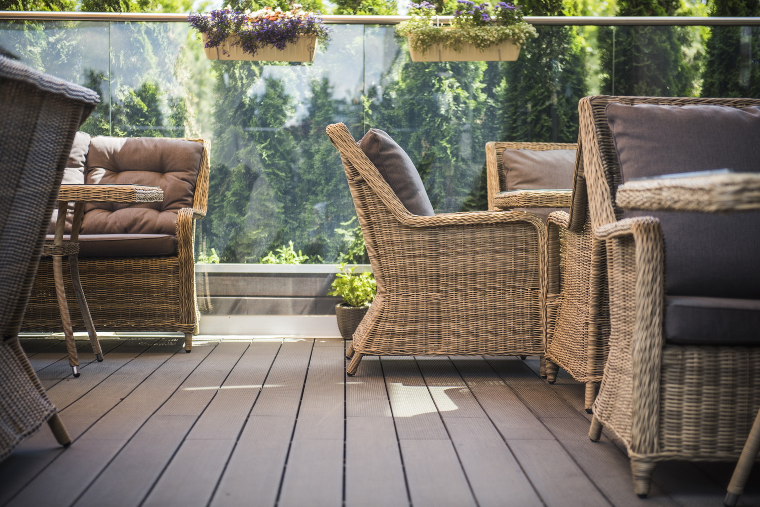 фото "гляссе" кресло плетеное из искусственного ротанга, цвет соломенный