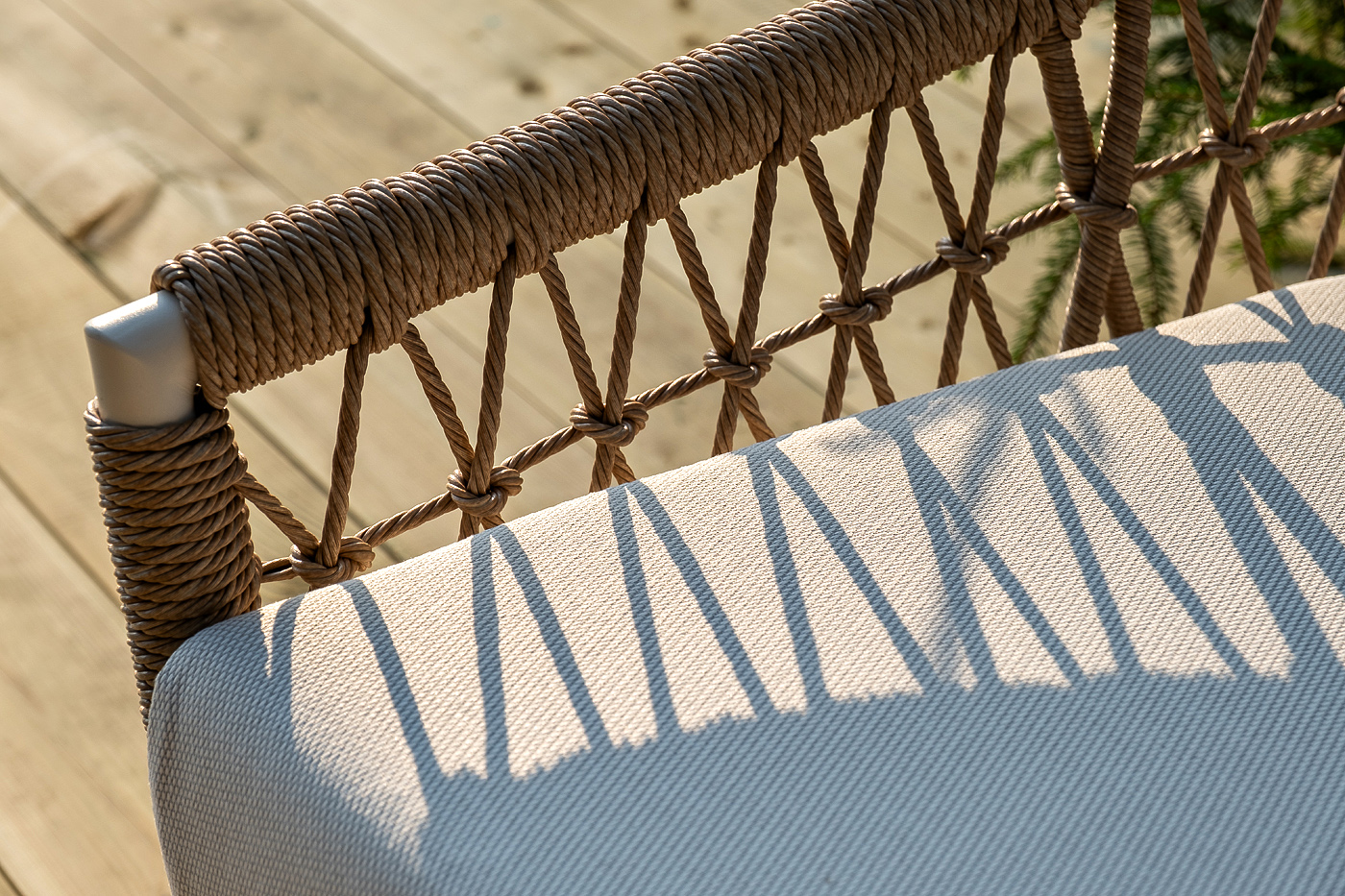 фото "венеция" лаунж-зона из искусственного ротанга, цвет соломенный (к)