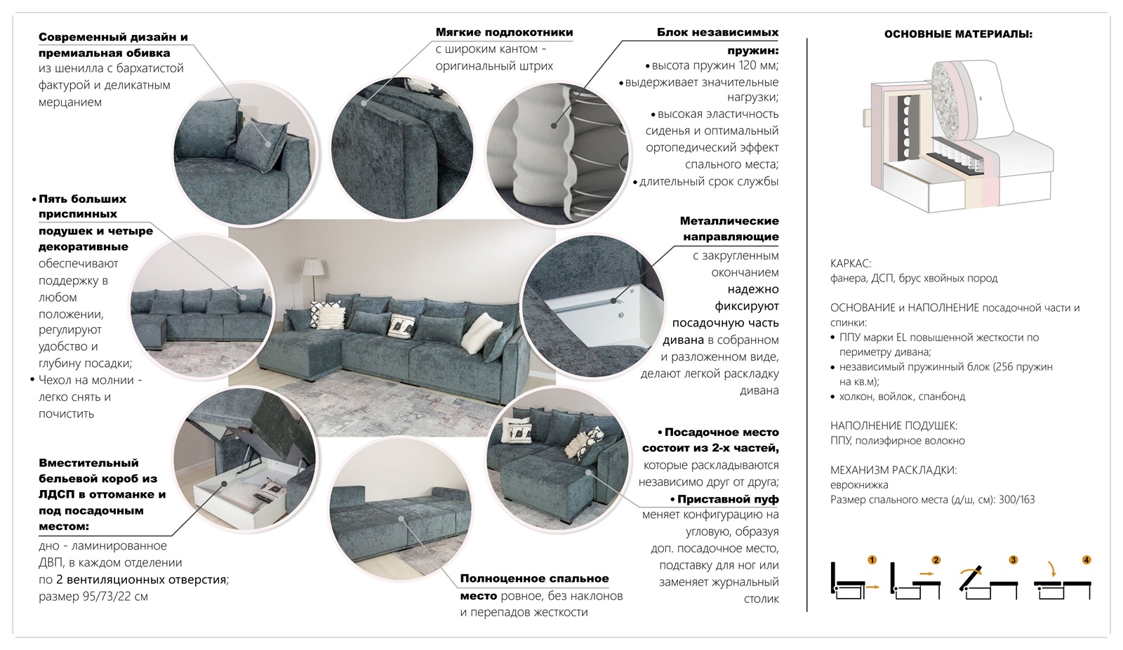 Диван угловой Нортон 