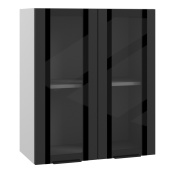 Шкаф 2-х дв. со стеклом ПВС ДСВ