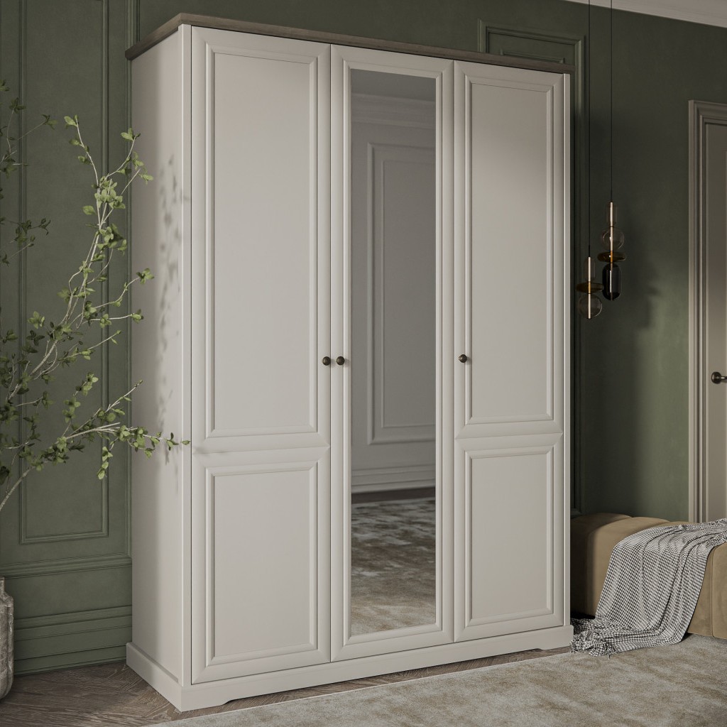 фото шкаф 3-х дв. с зеркалом 3dg z toscana new