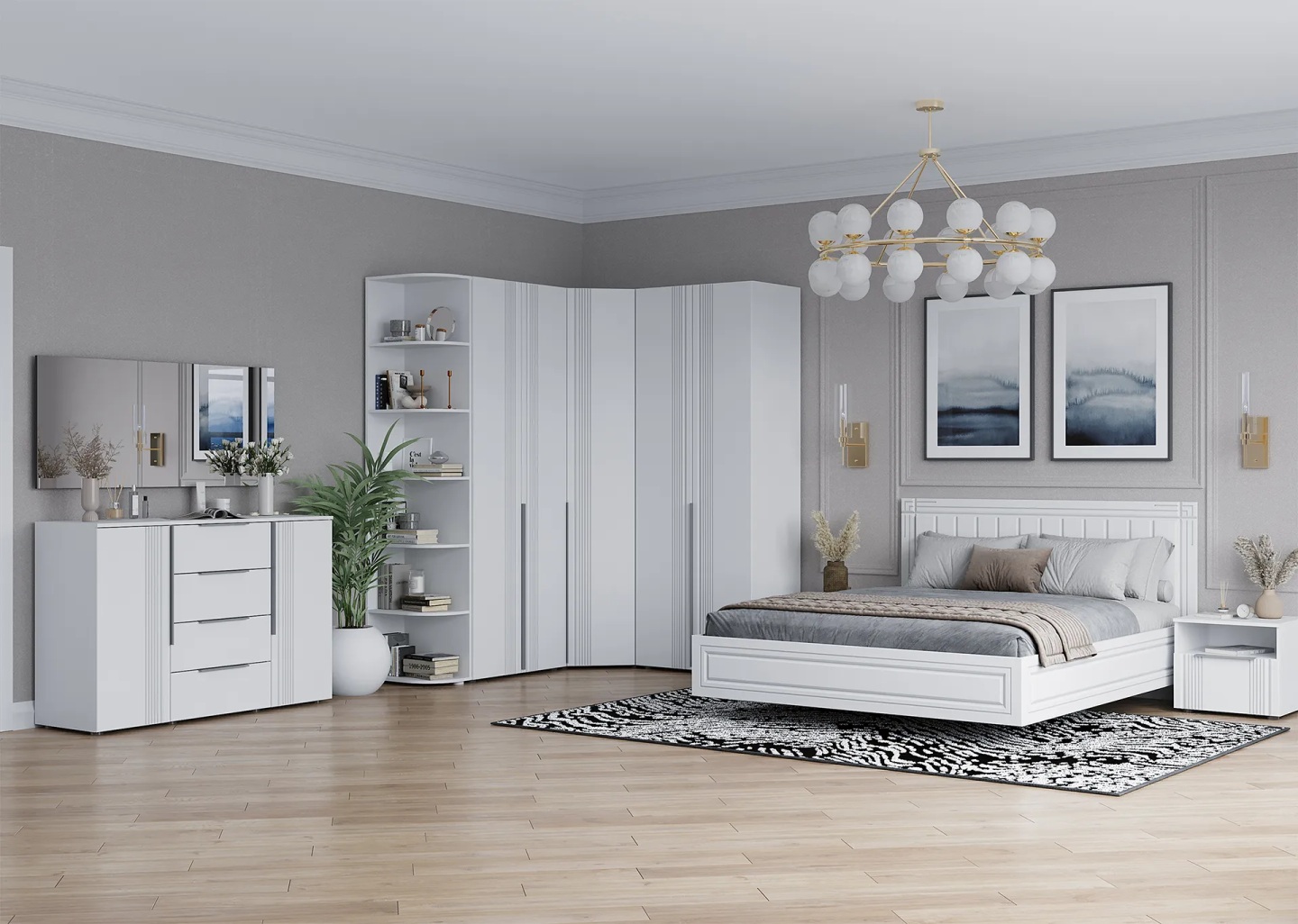 Стеллаж угловой универсальный Вита 