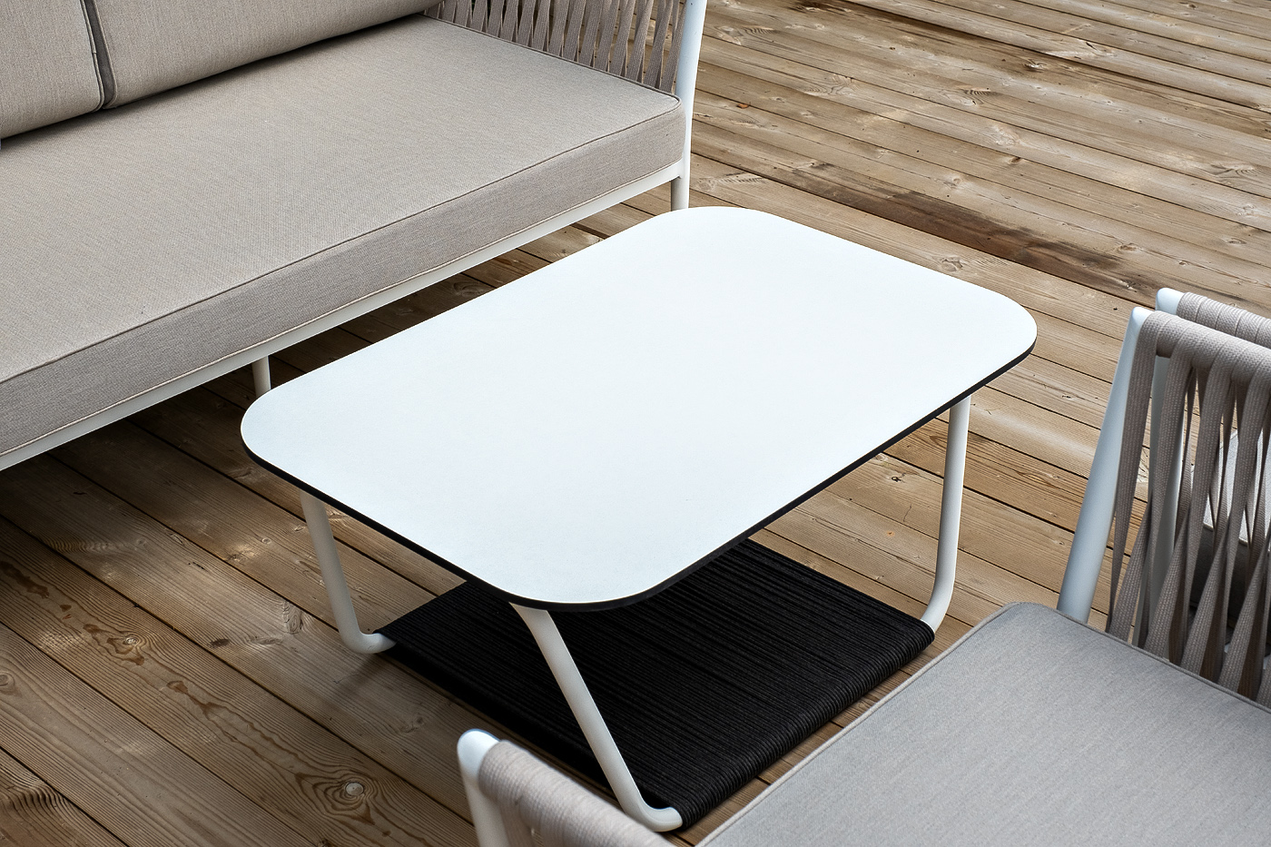 "Касабланка" лаунж-зона плетеная из роупа 4-местная, цвет серо-коричневый фото "касабланка" лаунж-зона плетеная из роупа 4-местная, цвет серо-коричневый