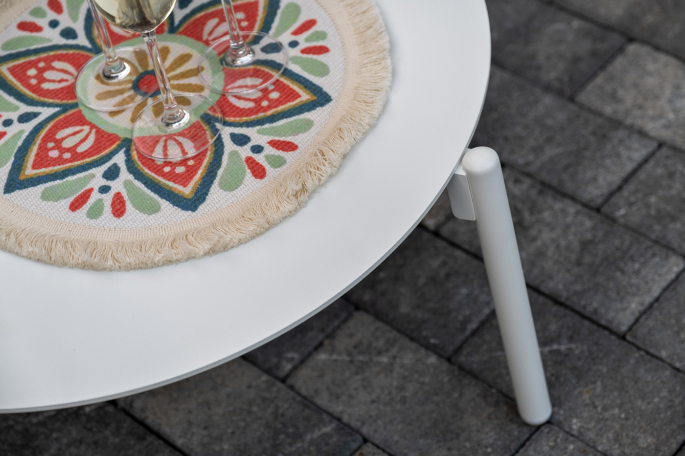 фото "тоскана" лаунж-зона из искусственного ротанга, цвет соломенный