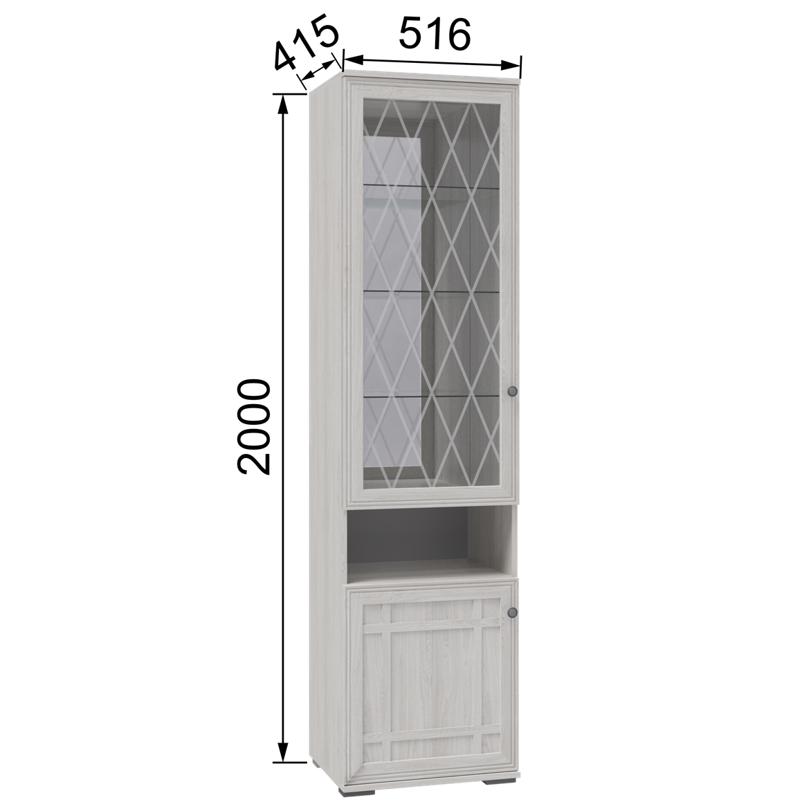 Пенал со стеклом РШ-2 Ричард 