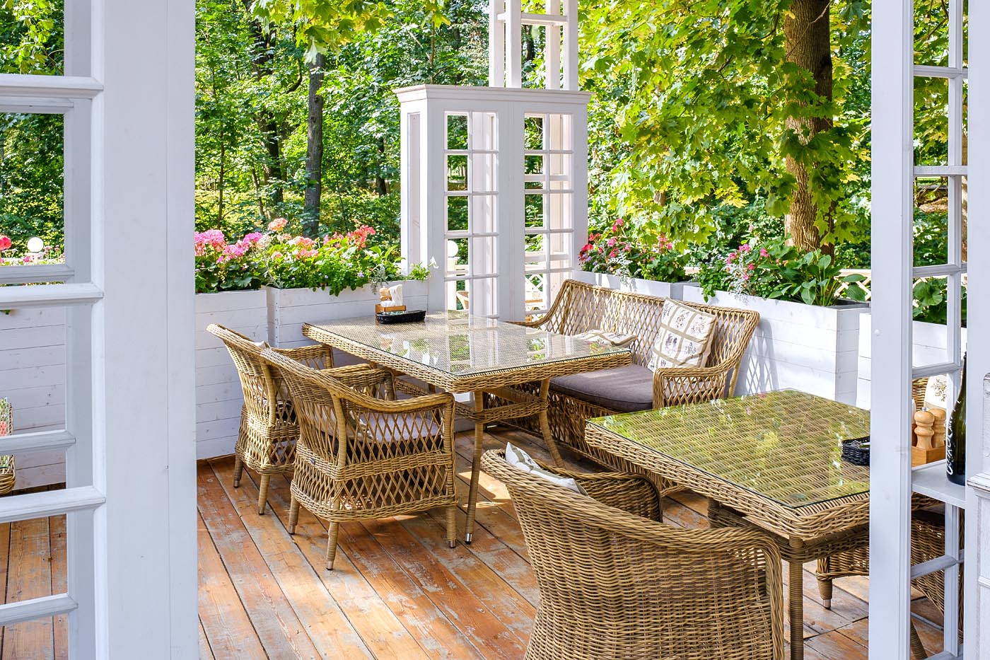 фото "сицилия" плетеный стул из искусственного ротанга, цвет соломенный