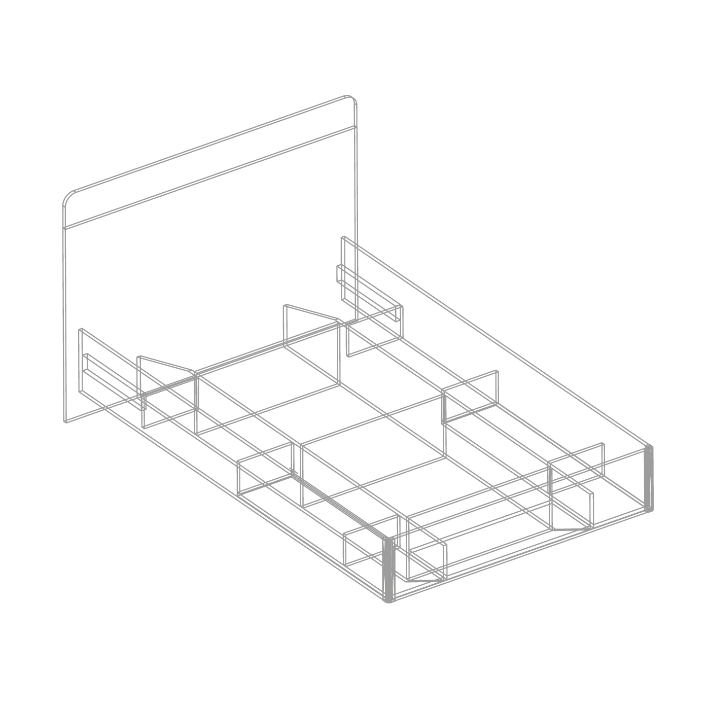 Кровать двуспальная Сицилия 
